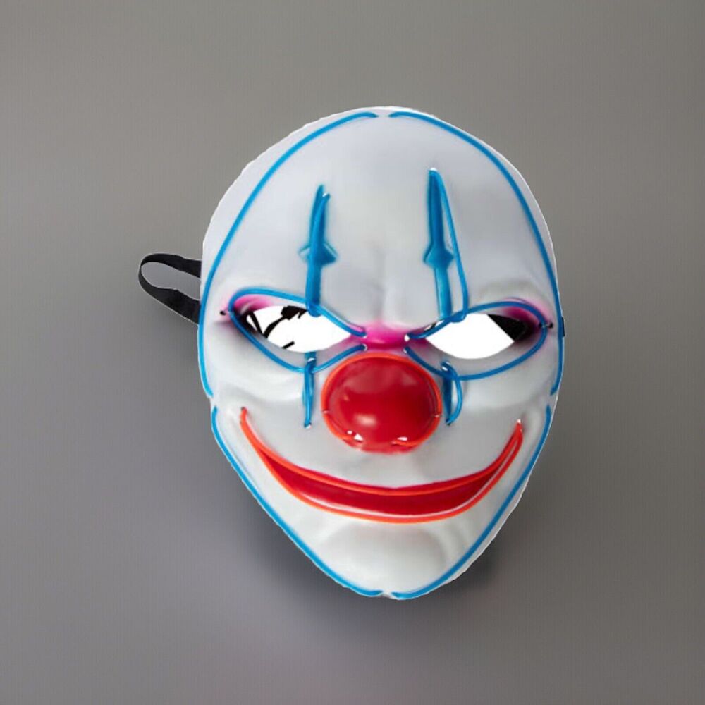 🔥Halloween LED Clown Mask BNWT🔥